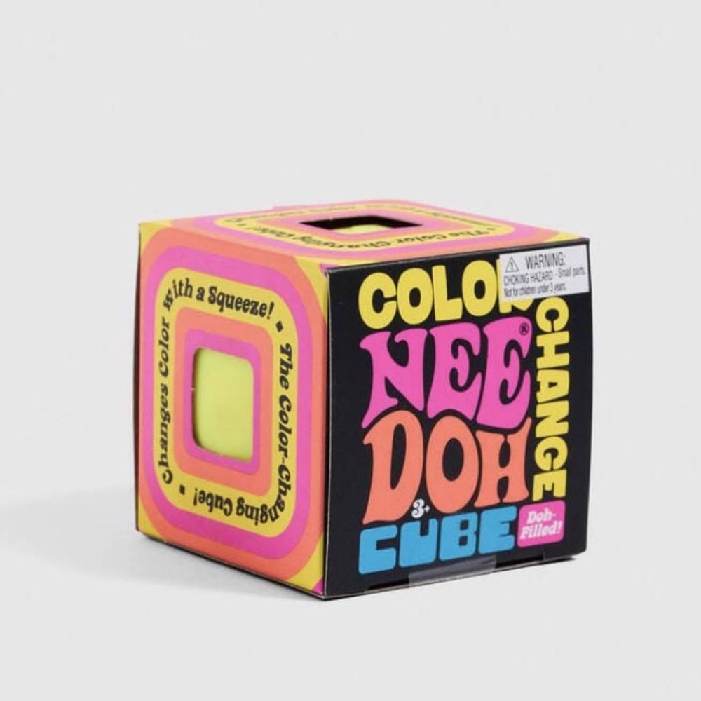 Color Change NeeDoh Cube - Yellow